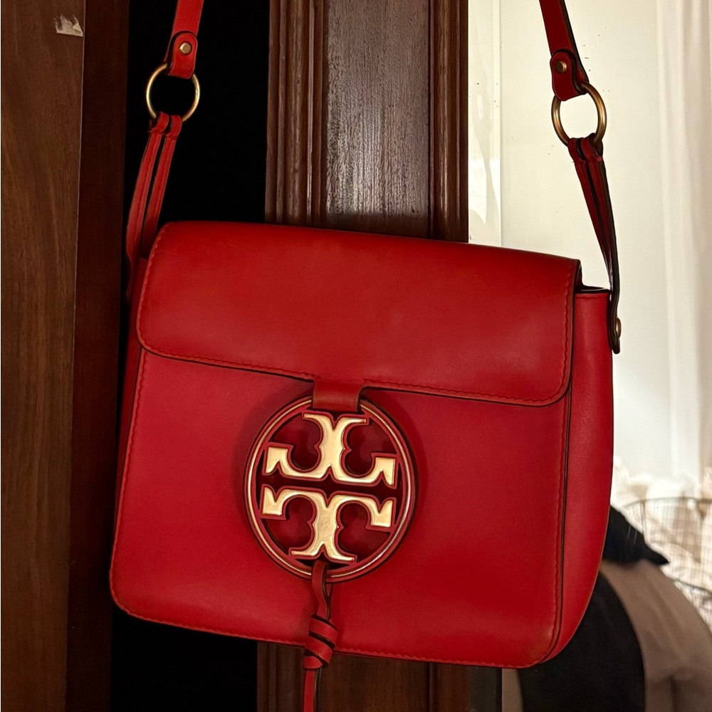 Tory Burch Miller Metal Crossbody Bag in Bright Samba - Picture 7 of 7